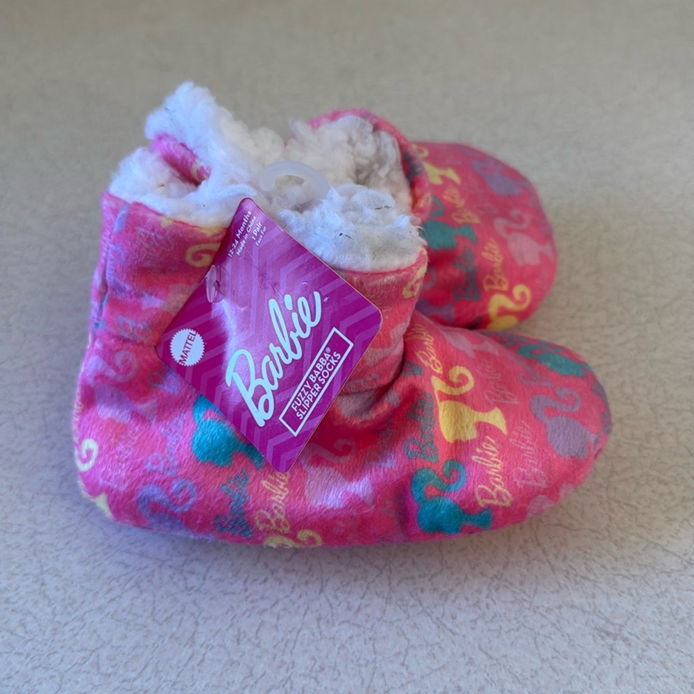 Barbie Pink Kids Slippers